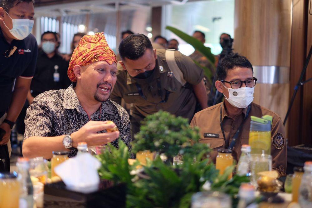 Sandiaga Uno dan Dirut Krakatau Steel Properti (IDN Times/Istimewa)