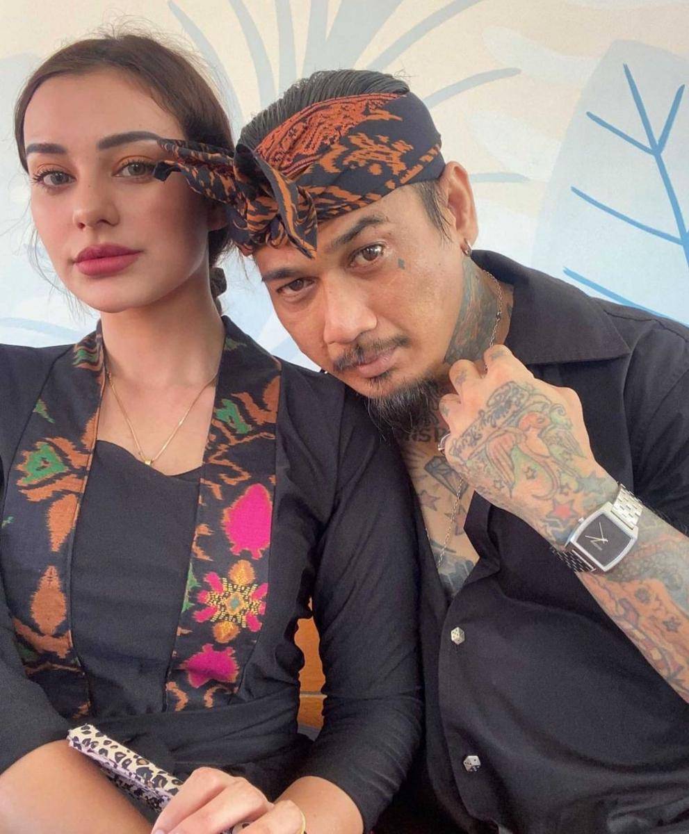 Jerinx dan Nora (Instagram.com/ncdpapl/)