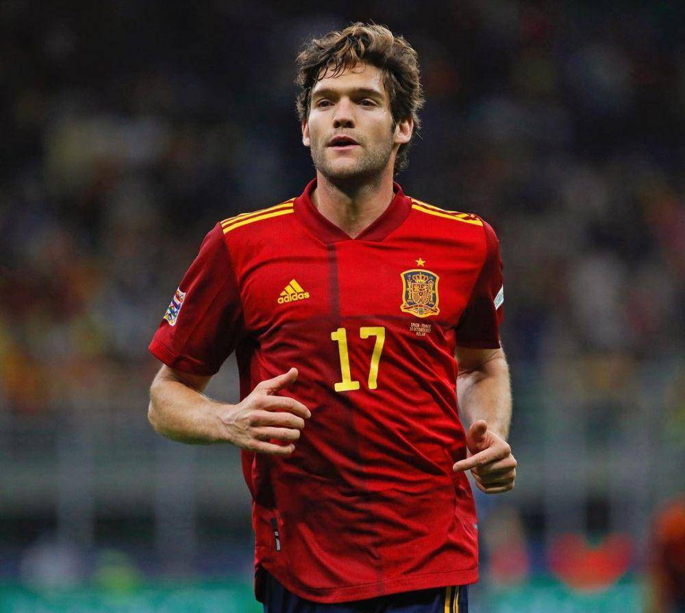 Marcos Alonso membela timnas Spanyol. (instagram.com/marcosalonso28)