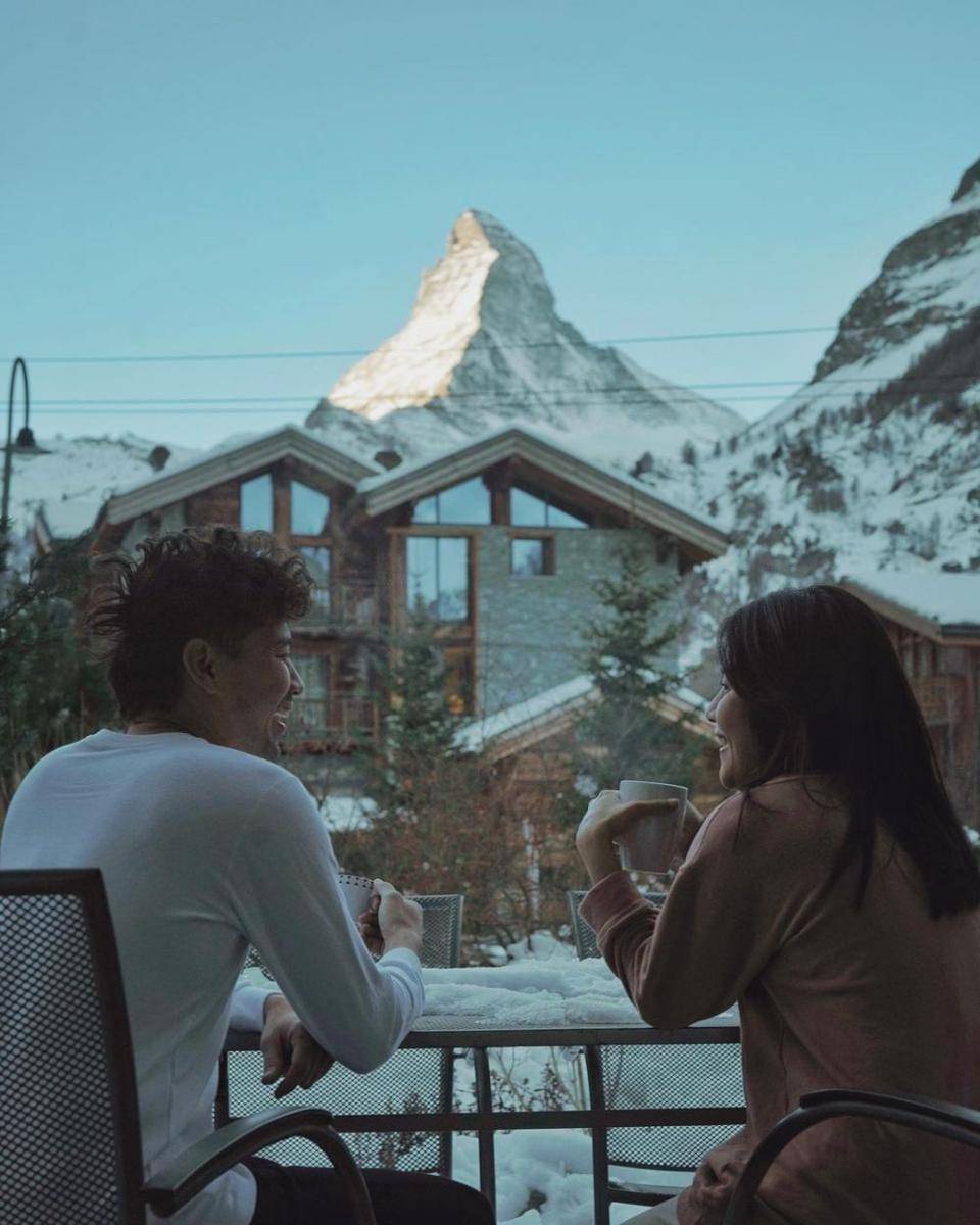 Potret liburan keluarga Tarra Budiman di Swiss. (instagram.com/gyaps)