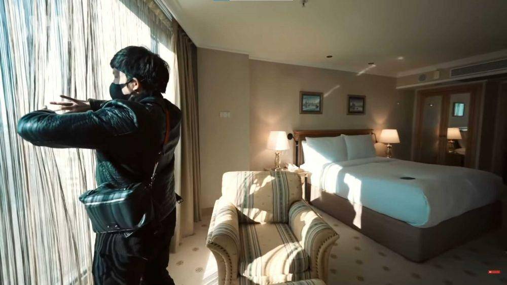 Kamar hotel Aurel Hermansyah dan Atta Halilintar di Istanbul (YouTube.com/AH/)