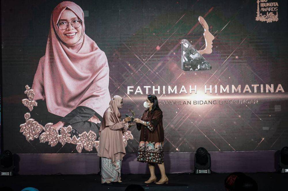 Ibu Fathimah Himmatina, Ibu Ibukota tahun 2021 di bidang Lingkungan (dok. Ibu Ibukota Awards)