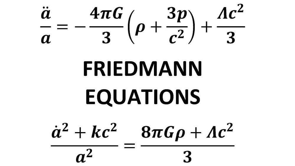 rumus persamaan Friedmann (youtube.com/Dietterich Labs)