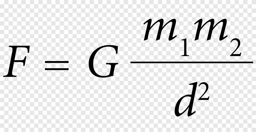 hukum gravitasi universal Newton (pngegg.com)