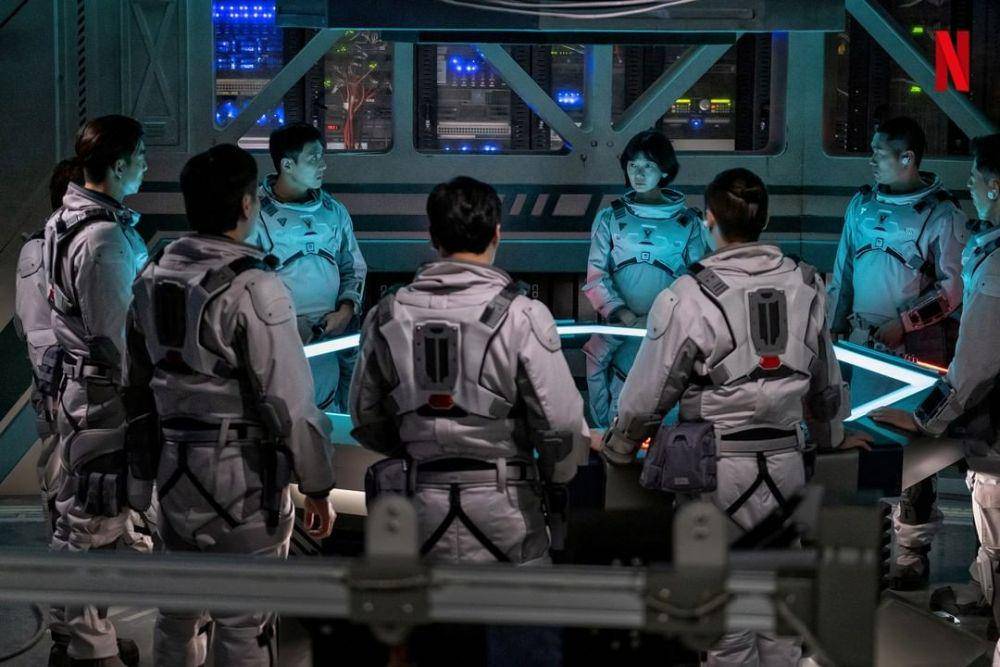 potret di balik layar The Silent Sea (instagram.com/netflixkr)
