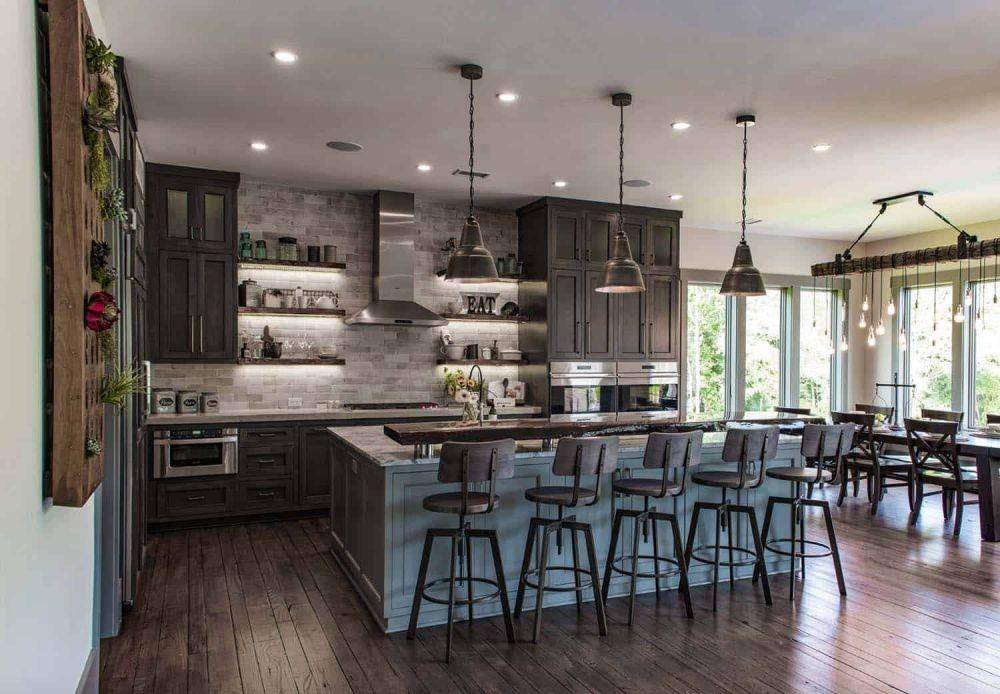 Desain Kitchen Set Bergaya Rustic (onekindesign.com)