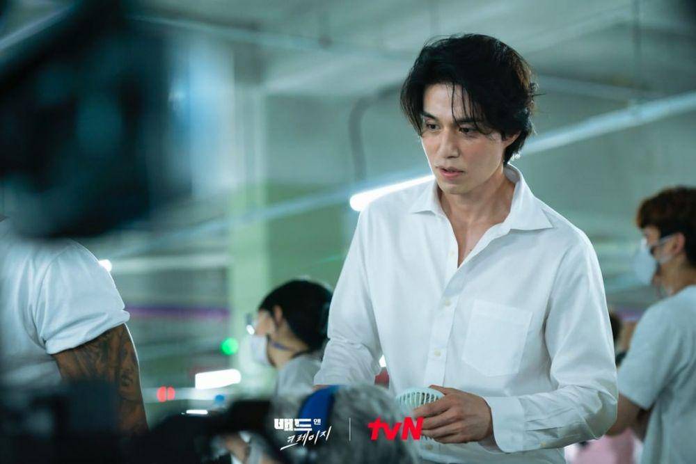 potret di balik layar drama Bad and Crazy (instagram.com/tvn_drama)