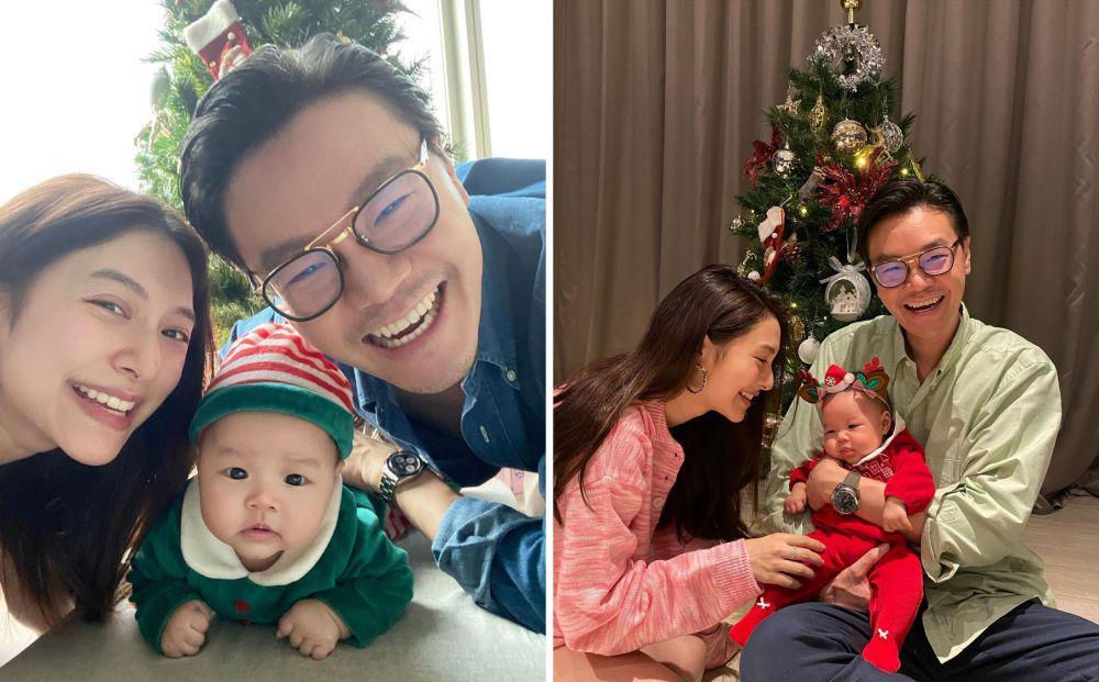 9 Potret Bahagia Mew Nittha Rayakan Natal Pertama Bareng Buah Hati