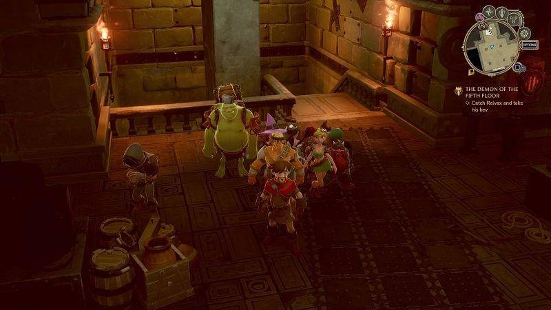 In-game screenshot dari The Dungeon of Naheulbeuk: The Amulet of Chaos. (Dok.  Artefacts Studio)