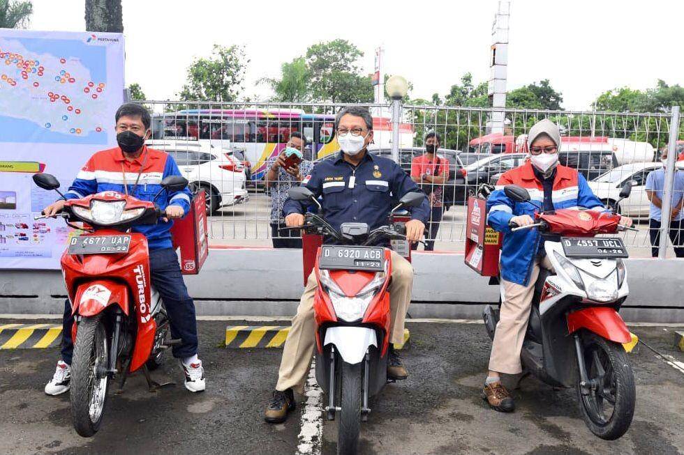 Menteri ESDM melakukan kunjungan kerja ke Fuel Terminal Padalarang, Jawa Barat (Dok. Pertamina)