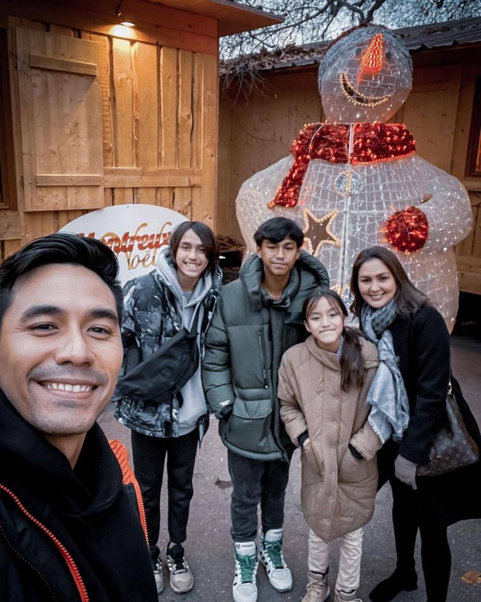 Liburan Darius Sinatrya dan keluarga di Swiss. (instagram.com/darius_sinathrya)
