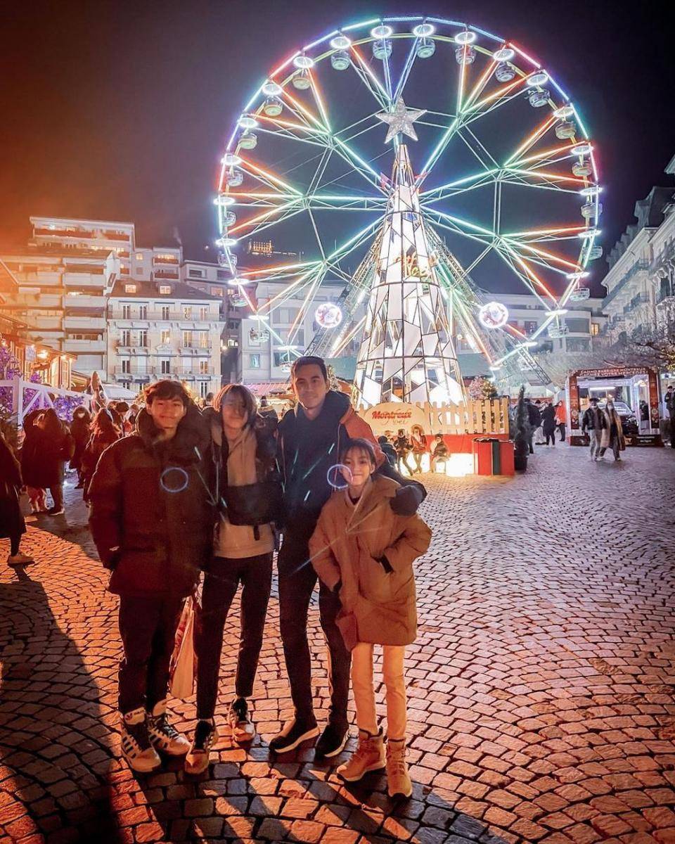Liburan Darius Sinatrya dan keluarga di Swiss. (instagram.com/darius_sinathrya)