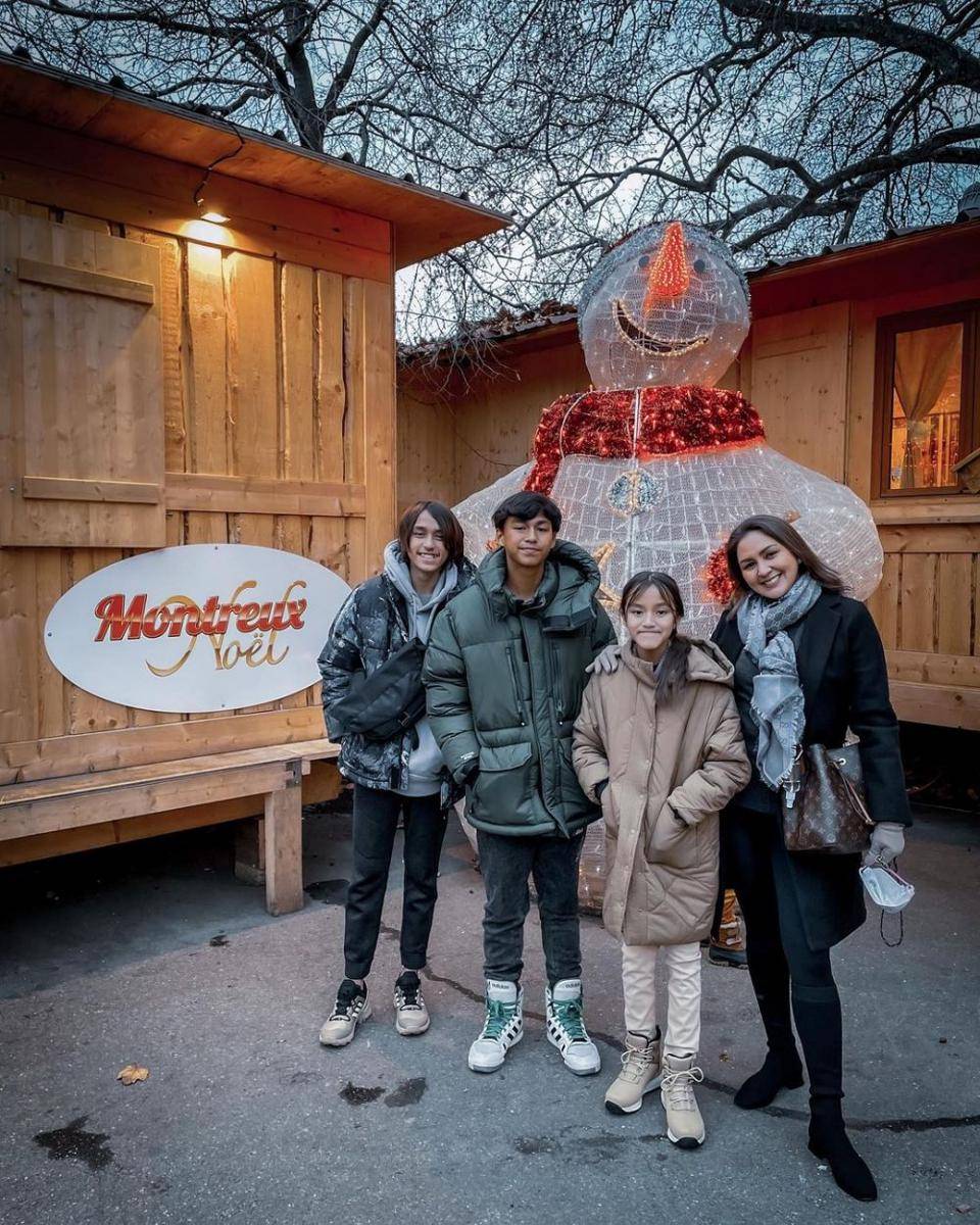 Liburan Darius Sinatrya dan keluarga di Swiss. (instagram.com/darius_sinathrya)