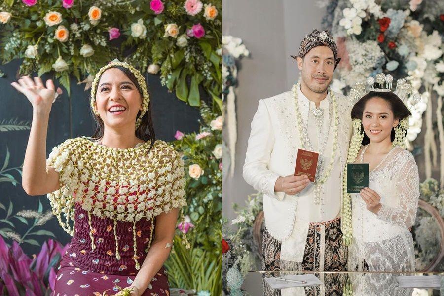 9 Makeup dan Baju Rangkaian Nikah Lala Karmela, Adat Jawa Tanpa Paes