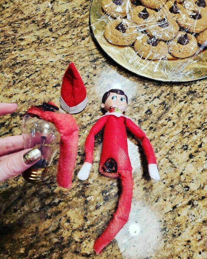 potret kreasi lucu boneka elf oleh anak-anak (instagram.com/thawthorne11)