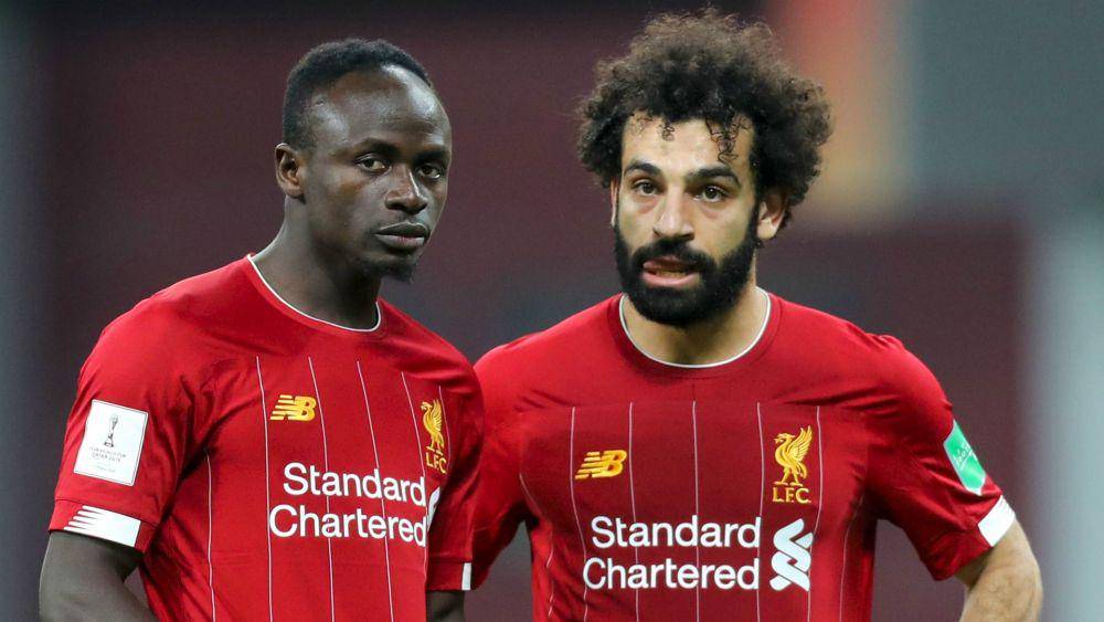 Sadio Mane dan Mohamed Salah (goal.com)