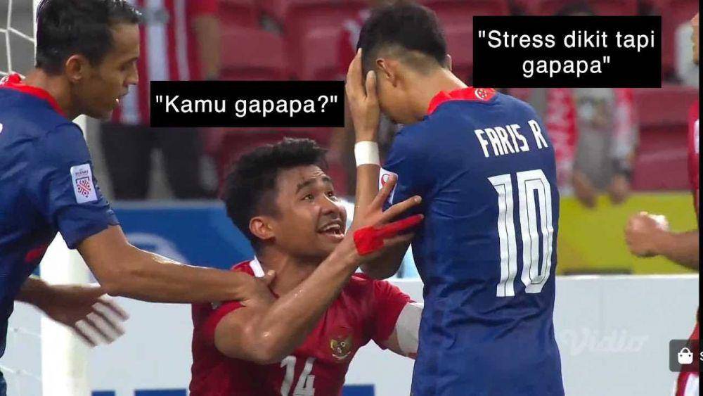 meme kocak Asnawi dan Faris (twitter.com/rokoknyamild)