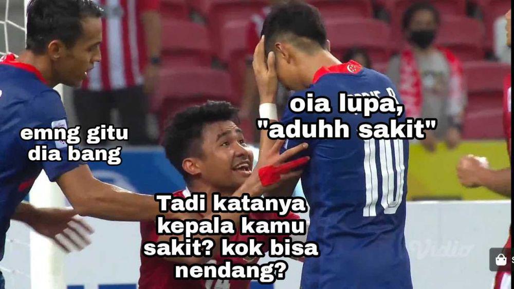 10 Meme Kocak Ucap Asnawi ke Faris Ramli Usai Gagal Tendangan Pinalti
