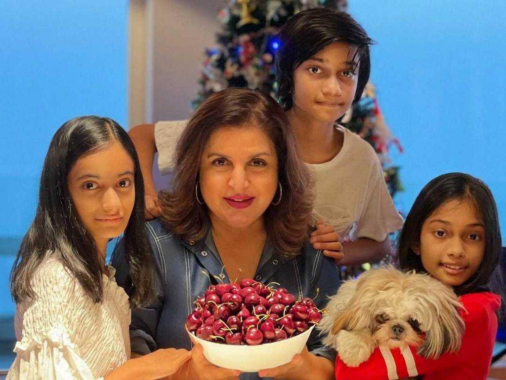 Farah Khan dan anak-anaknya (instagram.com/farahkhankunder)