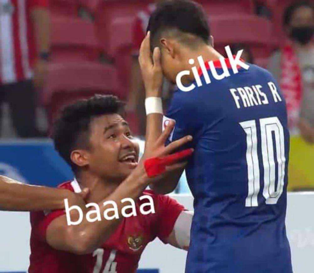meme kocak Asnawi dan Faris (twitter.com/dksoorii)