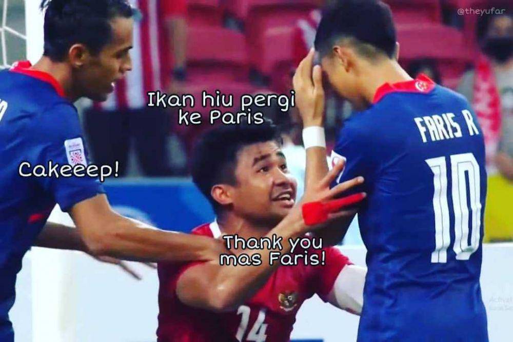 meme kocak Asnawi dan Faris (twitter.com/AdityoAji)