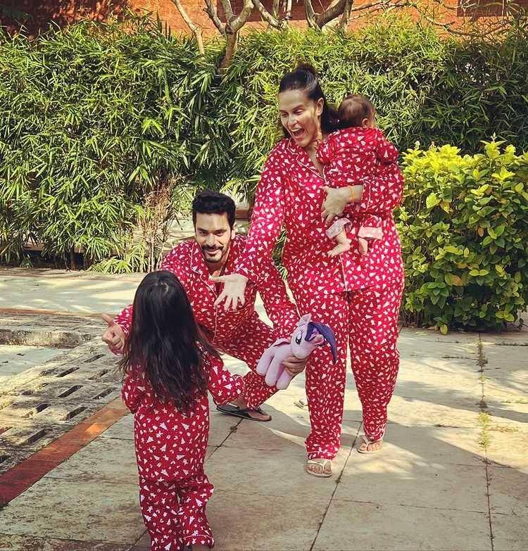keluarga Neha Dhupia (instagram.com/nehadhupia)