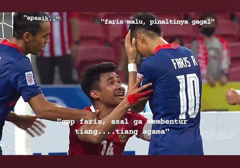 meme kocak Asnawi dan Faris (twitter.com/ApBagusatria)