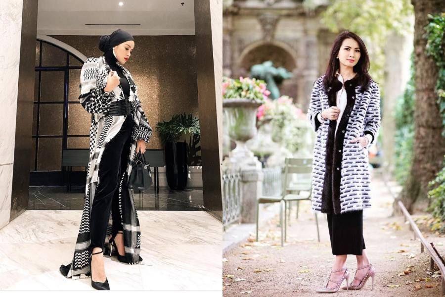 10 Adu Gaya Liliana Tanoe vs. Olla Ramlan, Tren Fashion Sosialita!