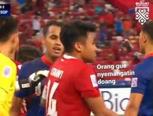 meme Indonesia vs Singapura Piala AFF (twitter.com/infosupporterid)
