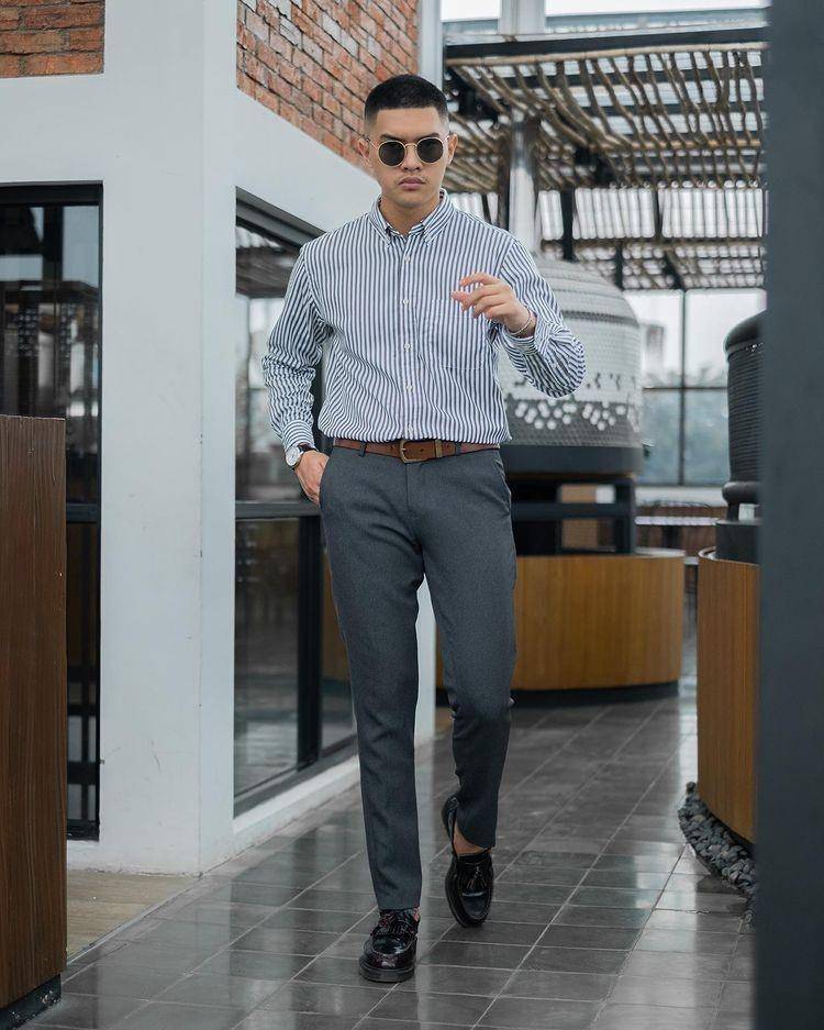 Ilustrasi celana trouser pria (instagram.com/froyemul)