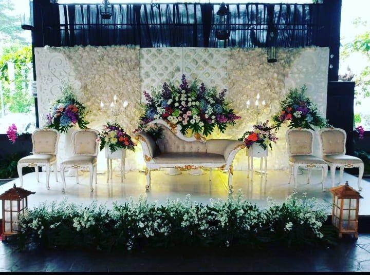 Dekorasi ngunduh mantu Lutfi Agizal. (Instagram.com/dekorasiarp_)