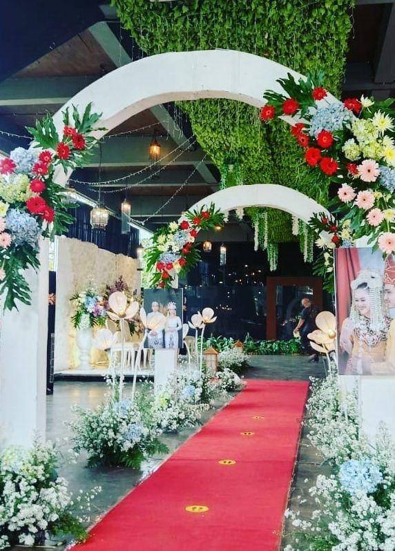 Dekorasi ngunduh mantu Lutfi Agizal. (Instagram.com/dekorasiarp_)