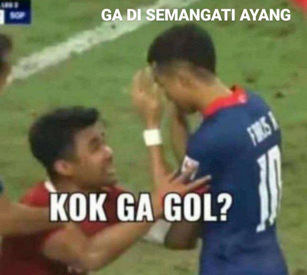 meme Indonesia vs Singapura Piala AFF (twitter.com/yyloyllo)