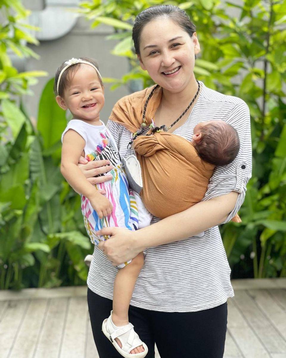potret Numa dan baby Balint (instagram.com/monaratuliu)