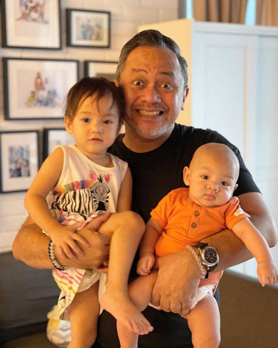 potret Numa dan baby Balint (instagram.com/indrabrasco)