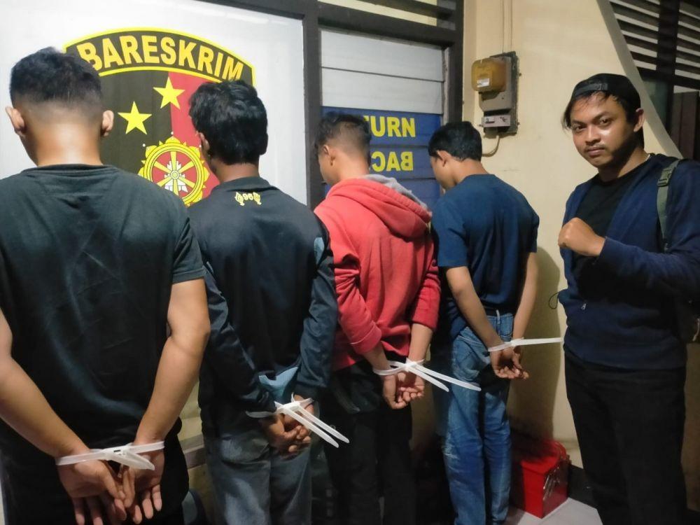 Curi Kabel Fiber Optik di Kulon Progo, 4 Orang Ditangkap