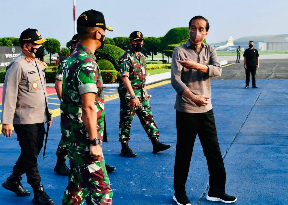 Presiden Jokowi kunjungan kerja ke Bali dan Sulawesi Tenggara pada Senin (27/12/2021). (dok. Biro Pers Kepresidenan)