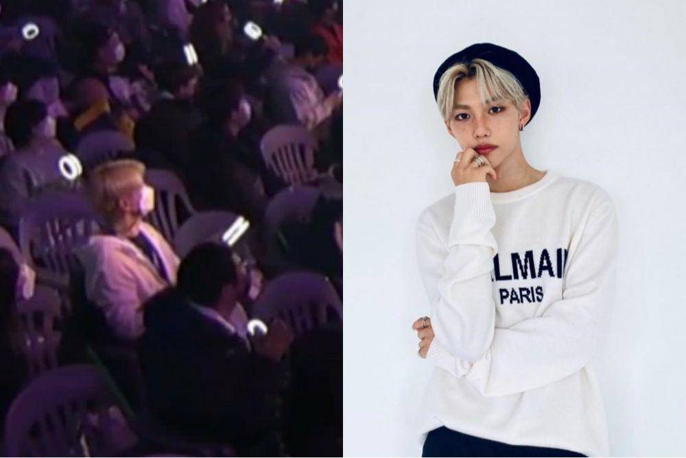 Felix Stray Kids menghadiri konser TWICE (twitter.com/luvistays | instagram.com/realstraykids)