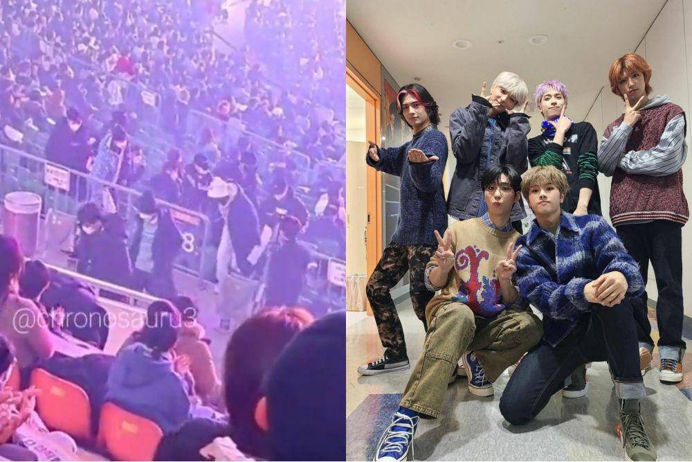 Xdinary Heroes menghadiri konser TWICE (twitter.com/chronosauru3 | instagram.com/xdinaryheroes_official)