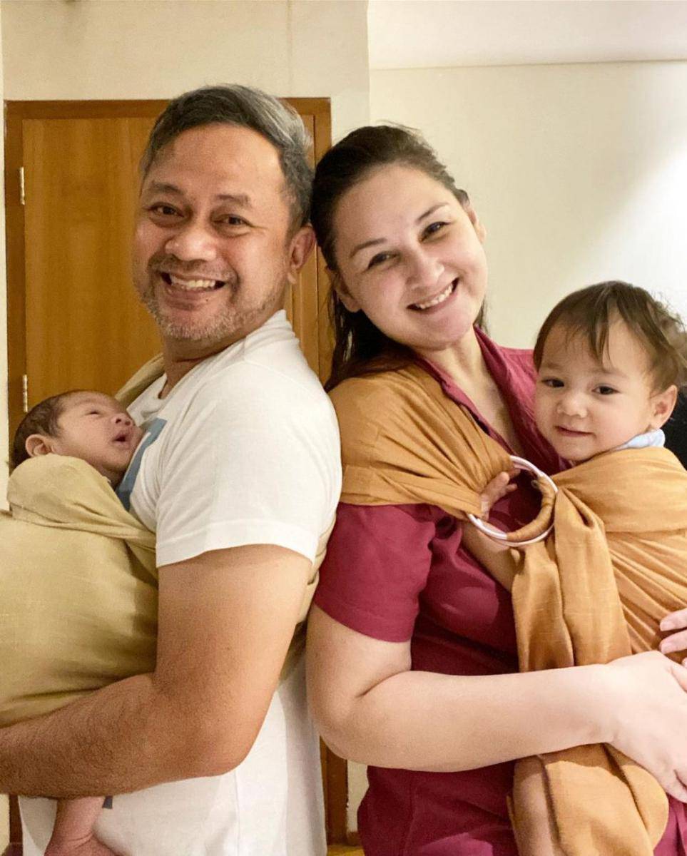 potret Numa dan baby Balint (instagram.com/indrabrasco)