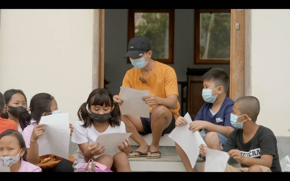kegiatan belajar Kredibali (youtube.com/Jejak Literasi Bali)