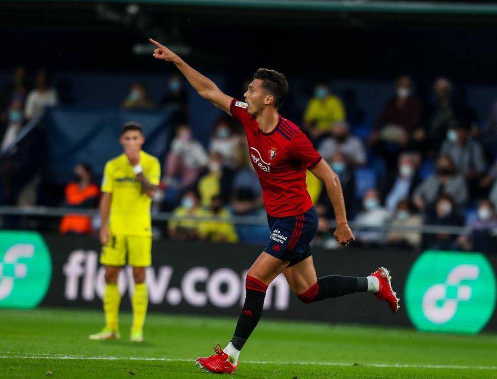 Lucas Torro melakukan selebrasi usai mencetak gol untuk Osasuna. (instagram.com/lucastorro94)