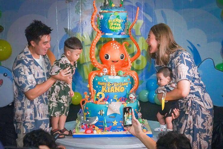 potret perayaan ultah Kiano Tiger Wong (instgaram.com/paula_verhoeven)