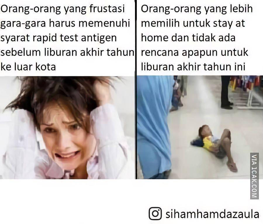 meme tahun baru gue vs orang lain (instagram.com/sihamhamdazaula)