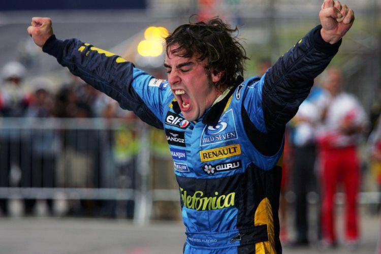 Fernando Alonso menjadi juara dunia Formula 1 musim 2005. (maxf1.net)