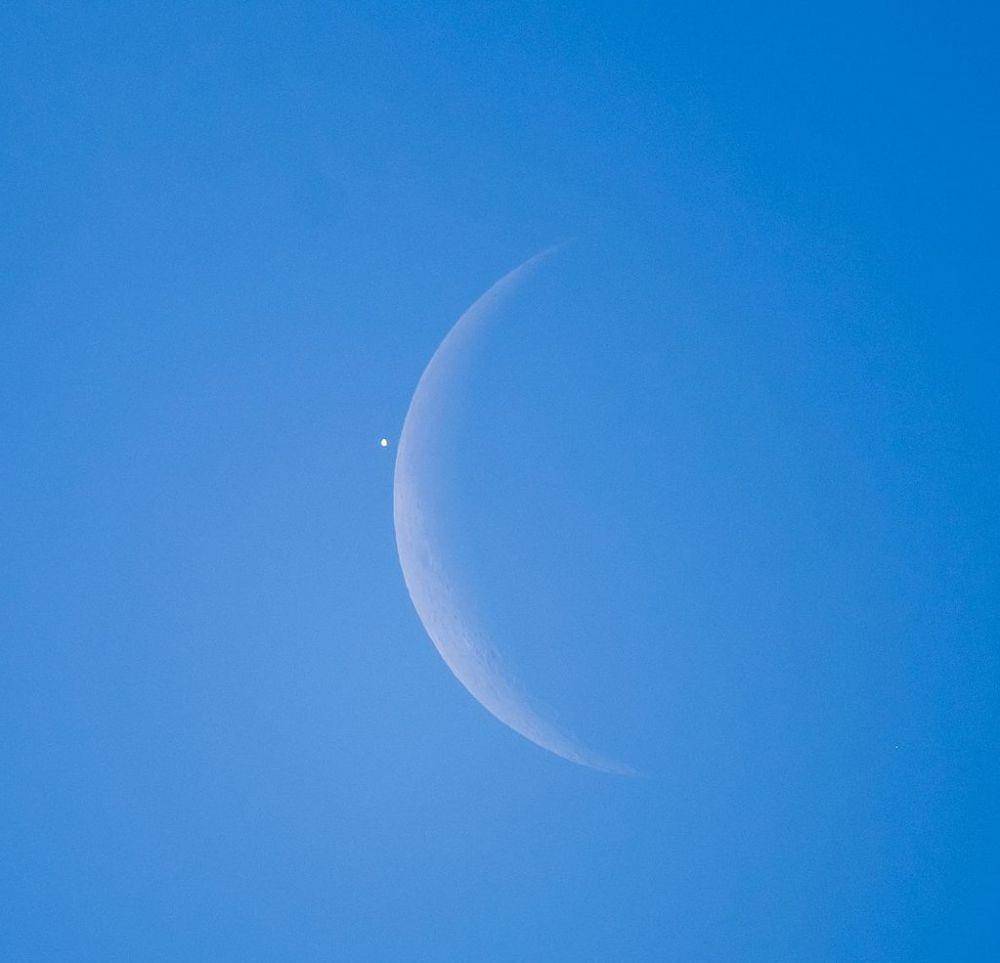okultasi Venus terhadap Bulan (flickr.com/Stephen Rahn)