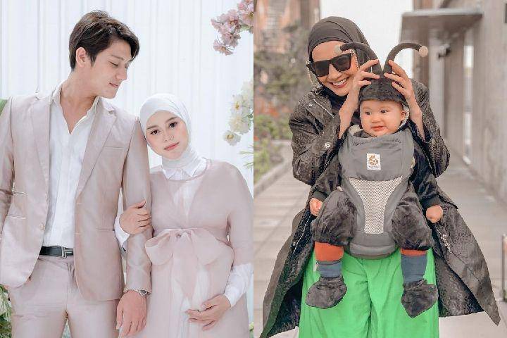 kolase foto keluarga Lesti Kejora dan keluarga Zaskia Sungkar (instagram.com/lestykejora | instagram.com/zaskiasungkar15)