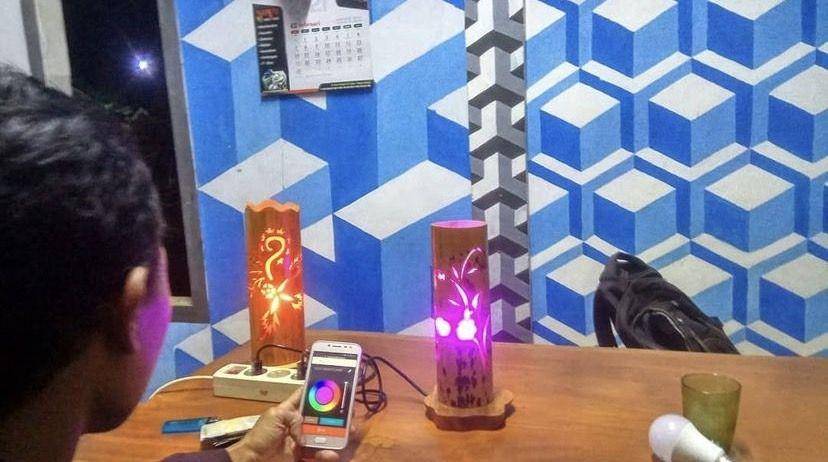 Lampu pintar Hoki Smart Lamp. (instagram.com/hoki_smartlamp)