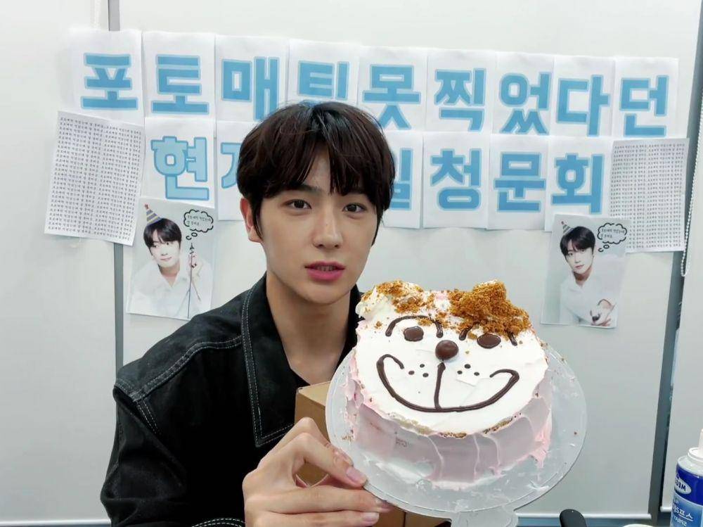 Kue Ulang Tahun Hyunjae THE BOYZ (vlive.tv/THE BOYZ)