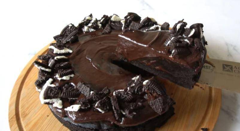 kue cokelat oreo (YouTube.com/Luvita Ho)